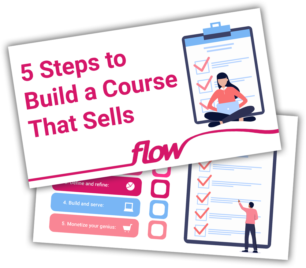 Image showing 5 Steps to Build a Course That Sells Checklist